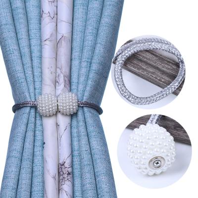 China Decorative Magnetic Curtain Tiebacks Wind Chime Curtain Holdbacks for Window Decor for sale