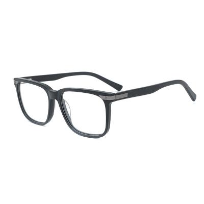 China Retro Stock Acetate Fiber Optic Frame Men Glasses Frames Available Classic Men's Optical Frames High Quality Handmade Acetate Optical for sale