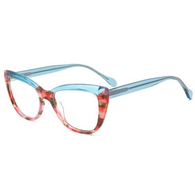 China China Acetate Optical Frames Manufacturer Stock Frames For Optical Glasses Designer Glasses Laminate Acetate Stock Frame TP8001 for sale