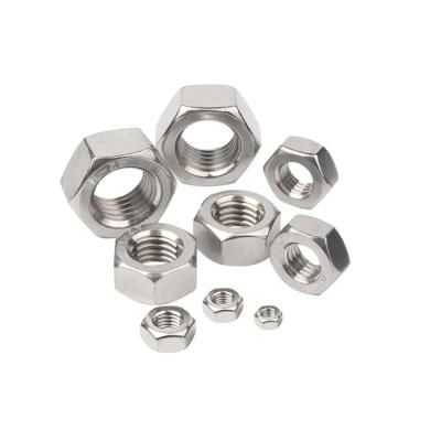 China Heavy Industry Chaoyou Factory Stainless Steel/Din934 Carbon Steel Direct Hex Nuts M2 M4 M6 M8 M10 M12 M16 M20m30 for sale