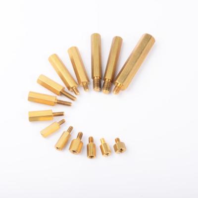 China Heavy Industry M3 M4 M5 M6 M7 M8 Threaded Hex Aluminum Brass Steel Spacer Standoff for sale