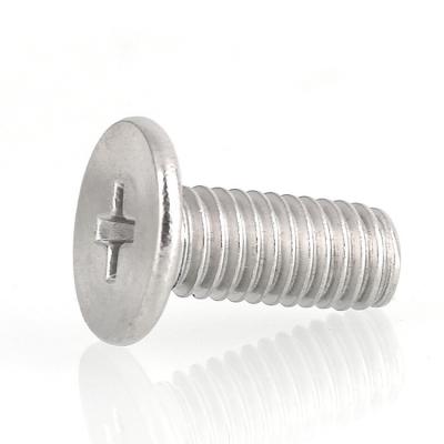 China Carbon Steel M1.2 M1.4 M1.6 M2 M3 M4 M5 M6 Thin Flat Nickel Plated Flat Head Machine Screw for sale