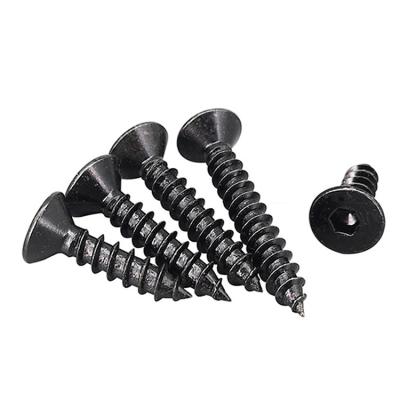 China Grade 8.8 Flat Socket Flat Head Self Tapping Hex Hex Self Tapping Screws for sale