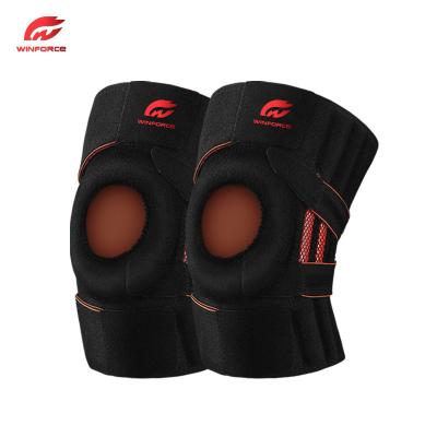 China Best Selling Amazon Elasticity Knee Brace High Compression Adjustable Breathable Warm Elastic Knee Sleeve For Men And Women Knee Support for sale