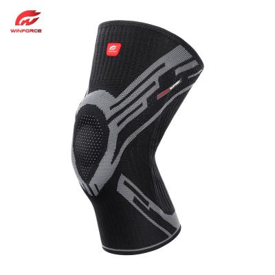 China Adjustable Elasticity Breathable Compression Knee Support Brace For Braces Sale Bandage Support Stabilizer Lifting Sleeves Strap Wraps Knee Protector for sale