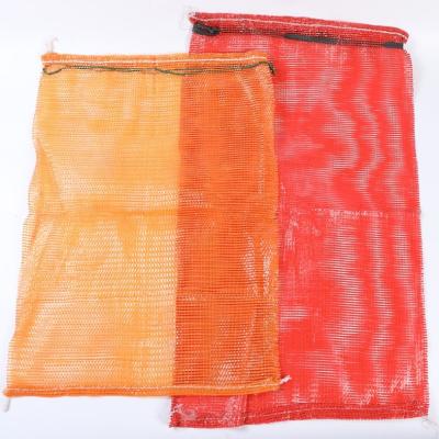 China Vegetable net hot sale pe raschel mesh bag agriculture pocket mesh fruit packaging bags for potatoes for sale