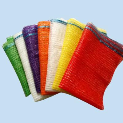 China Agriculture 50*80cm Red Tubular Gauze PP Net Bags Firewood Potato Garlic Onion Vegetable Packing Mesh Bags for sale