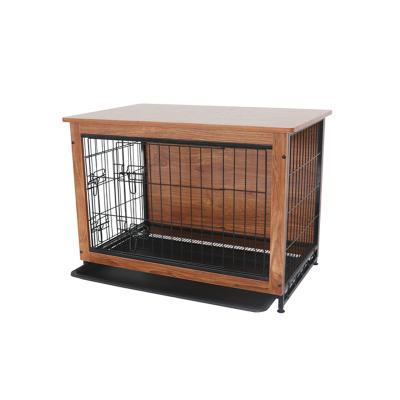 中国 Luxury wooden kennels home high quality wooden Metal dog cages dog kennels dog cages for sale 販売のため