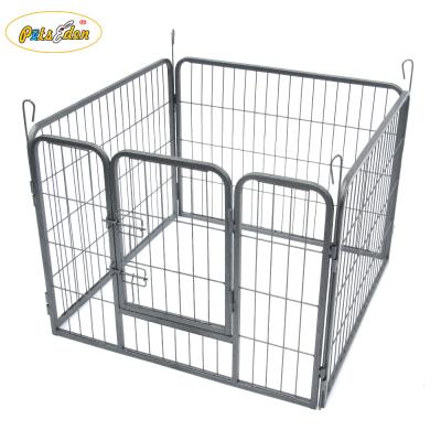 China Foldable Heavy Duty Pet Playpen Dog Exercise Pen Cat Fence 4 Panels for sale