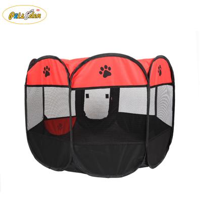 中国 Foldable Waterproof Pet Playpens Dog Cats Fabric Pet Playpen 販売のため