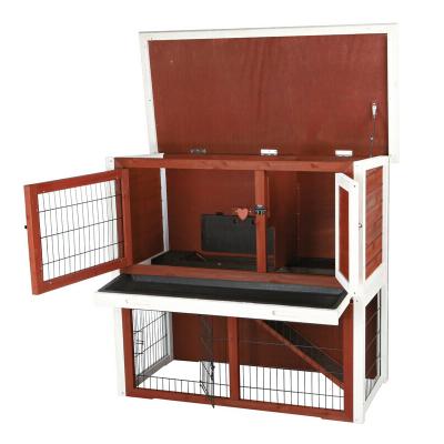 China New Design Cheap Indoor Wooden Custom Rabbit Hutch for sale