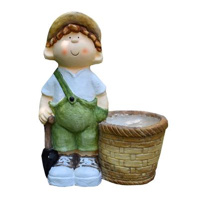 China Beautiful new beautiful backyard decoration garden layout landscape flower pot ornaments for sale