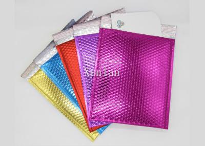 China Assorted Colored Metallic Bubble Mailers 6x9 Gloss Waterproof  for Shipping for sale