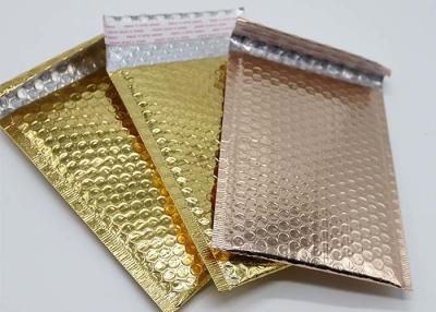 China Rose Gold Metallic Bubble Wrap-Postenveloppen 6x10 Lichtgewicht voor het Verschepen Te koop