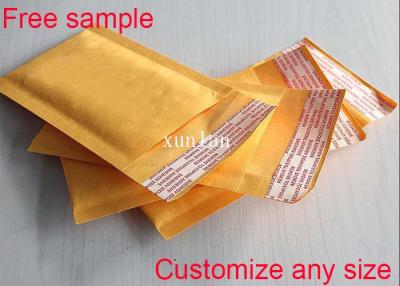 China Kraft Bubble Wrap Mailing Envelopes , Padded Mailing Envelopes With Air Bubble Cushioned for sale