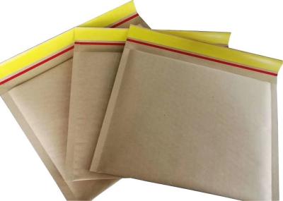 China Brown Kraft Paper 160gsm Bubble Wrap Lined Envelopes 2 Sides Sealed for sale