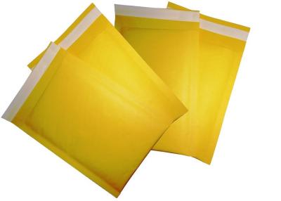 China Gravure Yellow Bubble Mailing Mailers Offset Copperplate Printing for sale