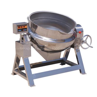 China Electric Jacketed Cooking Boiling Pot Saving Best Quality Energy Industrial Stainless Steel Seafood For Sale for sale