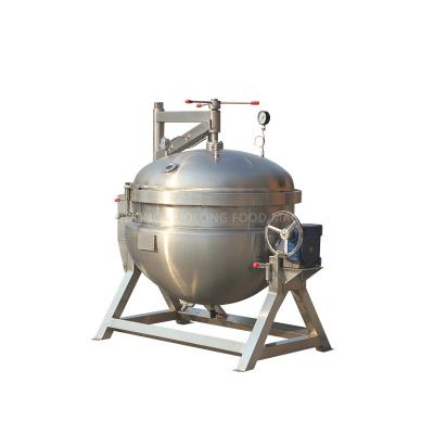 China Best Price Energy Saving GuoLong Double Jacketed Cooking Tank With Lid Industrial Steam Other Food Processing Machinery for sale