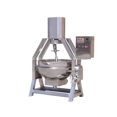 China Energy Saving High Performance Tilting Cooking Jacket Kettle With Mixer For Boiling for sale