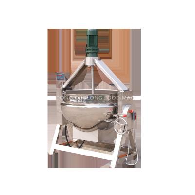 China Energy GuoLong 600L Small Industrial Sauce Kettle Mixer Steamer/Saving Boiling Gas/Electric Jacket Autoclave for sale