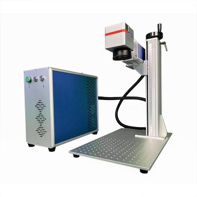 China MAX water cooled laser source for jewelry gold sliver maker split fiber laser marking machine for sale