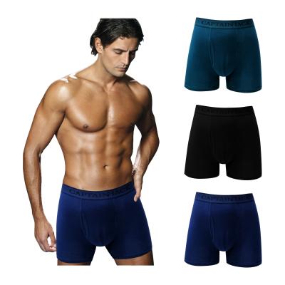 China Wholesale Bamboo Underwear Luxury Silk Men's Boxers Cotton Antibacterial In Stock for sale