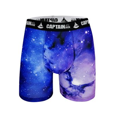 China Wholesale Antibacterial Customize Star Polyester Digital Printing Men Underwear For Newspaper for sale