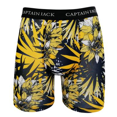 China Hotselling Fashion Antibacterial Printing Customize Brand Polyester Mens Boxers Shorts for sale