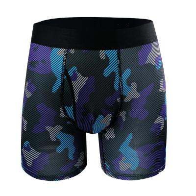 China Antibacterial In Running Underwear High Quality Mens Spandex Polyester Printing Boxers Cotton for sale