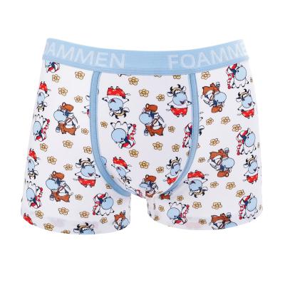 China New Year Antibacterial Wholesale Style Printing High Quality Cotton Men's Luxury Underwear for sale