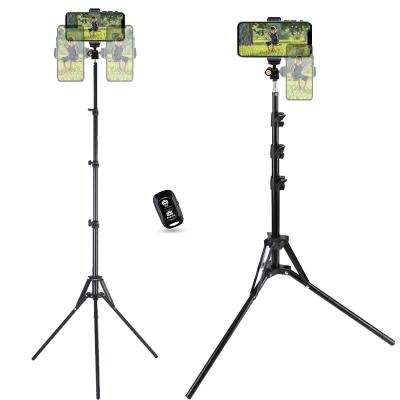 China PORTABLE Live Broadcast Tripod Stand Photography Tripod Stand LED Ring Lamp Support Stand Light 2m Phone Live Stream Ring Light Tripod for sale