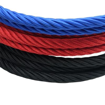 China To Rise 16mm Nylon Rope Indoor Playground Net Nylon Rope 16mm Steel Wire for sale