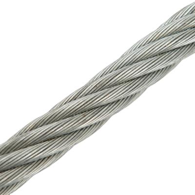 China Construction 6x36+FC/6X36WS+FC 16mm IPS EIPS Rope Galvanized Steel Wire /Bright Crane Cable for sale