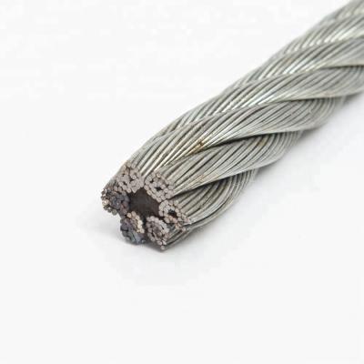 China Construction Steel Rope 6x19 Mm 18*7 Fiber Core 14 FC Wire Rope Steel Wire Rope 13mm for sale