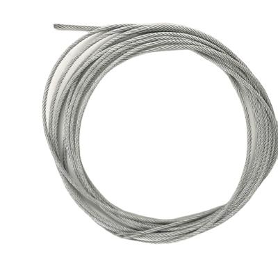 China DIN3052 Construction GI Steel Wire Rope Inner Wire 3x9 1.2mm For Control Cable for sale