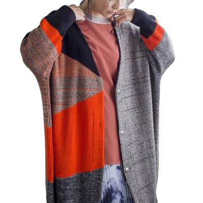 China Anti-Wrinkle Fashionable Multi Colored Women's Sweater Tops Good Quality Long Cardigan Ladies Sweater Long Cardigan for sale