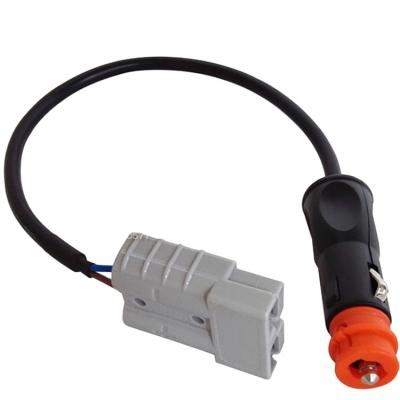 China 8AWG 2PIN 600V Automotive Automotive 50A 0.3m Motorcycle Electrical Wiring Cable Connector With Plug To Connector for sale