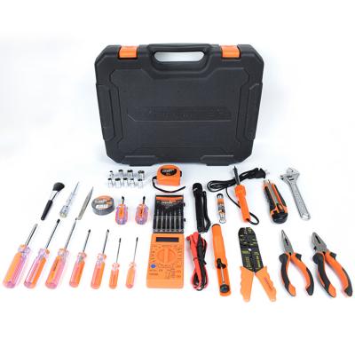 China Easy Carry Boxcar Repair Tool Kit Household Large 44x35x9cm ElectricianTool 39 Piece Tool Kit for sale