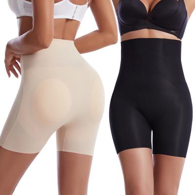 China Women's High-waisted Antibacterial Tummy Sculpting Hip Sculpting Corset Waist Body Pants And Hip Pants Padded Panties for sale