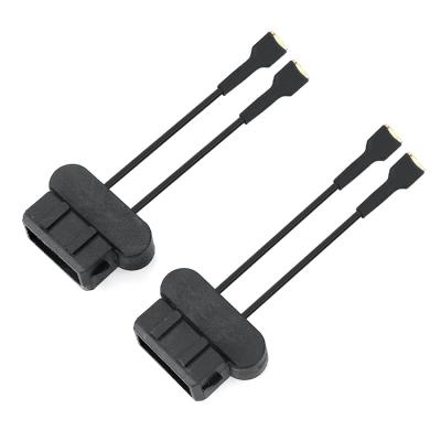 China Custom High Quality Black Automotive 2 Pin Connector Car Horn Harness Plug for sale