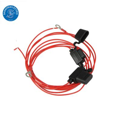 China Electronic Custom Automotive Inline Blade Fuse Holder Cable Wire Harness for sale