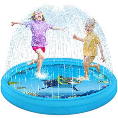 China Outdoor Sprinkler for Kids, Splash Pad and Inflatable Kiddie Baby Pool, Outdoor Toddler Water Toys for Children, for sale