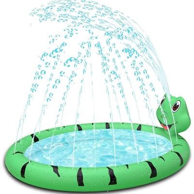 China Custom Equipment Swimming Pool, Frog Shaped Ocean Ball Pool, Kids Outdoor Water Games for sale