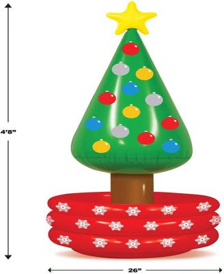 China Kid's Toy Novelty Christmas Tree Inflatable Beverage Drink Cooler for Office Holiday Winter Party for sale