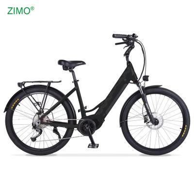 China New 48V 350W Electric Aluminum Alloy City Bike 2021 On Sale for sale