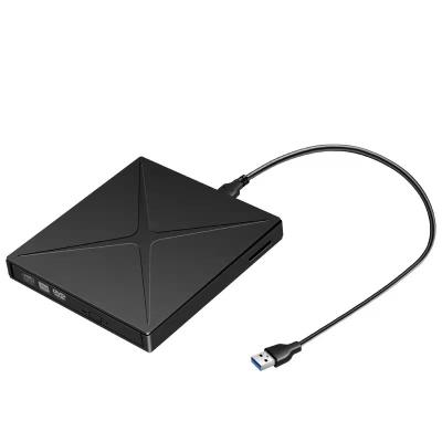 China External External CD/DVD Drive for Laptop Multifunctional more in 1, CD ROM Burner  USB 3.0 Slim Portable DVD Drive External DVD Writer for sale