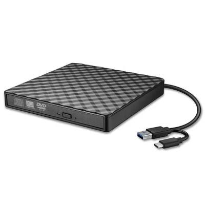 China External USB 3.0  Interface External Slim  DVD-RW CD-RW Burner  Portable External DVD CD Drive  Writer for Laptop desktop for sale