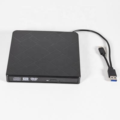 China External USB 3.0TypeC Interface External Slot DVD-RW CD-RW Burner  Portable External DVD CD Drive  Writer for Laptop for sale