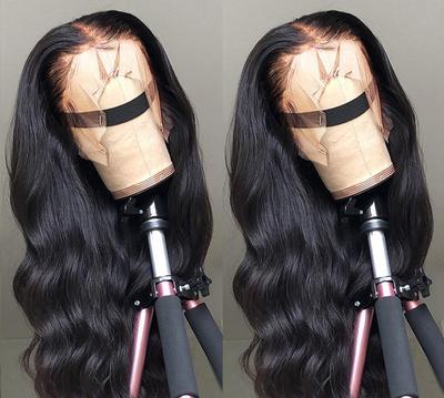 China Straight Colored Women's Front Wigs Body Wave Brazilian Remy Human Hair Wigs For Full Lace Wig With Baby Hair for sale